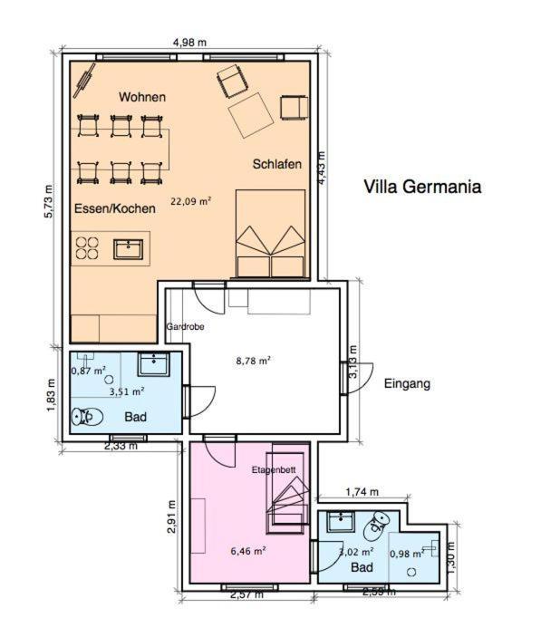Villa Germania Нордерней Экстерьер фото